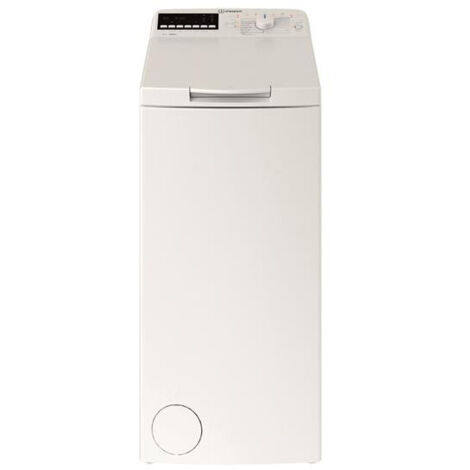Indesit – Lave-linge top 40 cm 7 kg 1200 tr/min – 14 programmes – Technologie RapidWash – Départ différé jusqu'à 24h – Niveau sonore 78 dB - BTW7251CFR