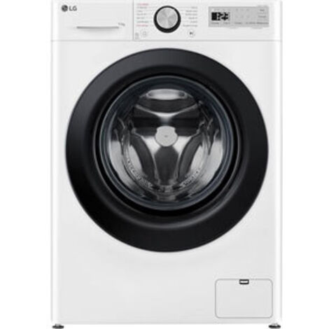 LG – Lave-linge hublot 11 kg 1400 tr/min – AI Direct Drive pour soin optimal des textiles – Fonction vapeur anti-allergie – 60 cm de large - F14R15WHS