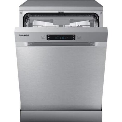 Samsung – Lave-vaisselle pose libre 14 couverts – Classe énergétique D – 7 programmes – Fonction hygiène 99,999 % bactéries – Auto Open - DW60CG550FSRET
