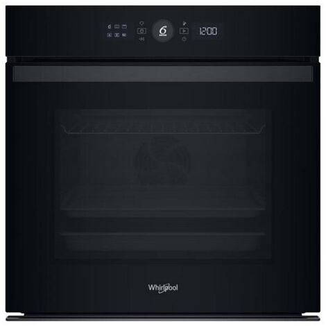 Whirlpool – Four vapeur 73L 3450W A+ 56cm noir – Technologie 6ème Sens – Fonction Steam+ et AirFry – WOI4S8CM0SBAF