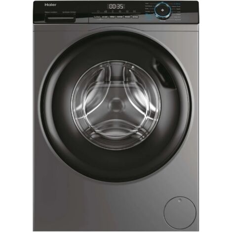 Haier – Lave-linge frontal 9 kg – Classe A – Vitesse d'essorage 1400 trs/min – Moteur à entraînement direct – Fonction vapeur Refresh en 20 min - HW90B14939S8FR (1/8)