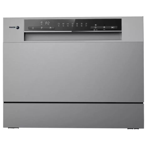 Fagor – Lave-vaisselle compact 45cm 6 couverts 47dB – Porte automatique – 7 programmes – Classe énergétique D – Installation pose libre (1/5)