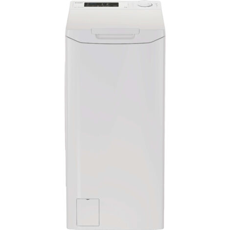 Candy – Machine à laver charge par dessus 6 kg – Vitesse d'essorage 1200 tr/min – Classe énergétique D – Niveau sonore 79 dB – Blanc - TCA263D2-S (1/5)