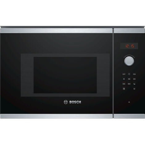 Micro-onde, 38 cm, SER4, 800 W, Cleaning Assistance, display rouge, ino BOSCH - BFL523MS0
