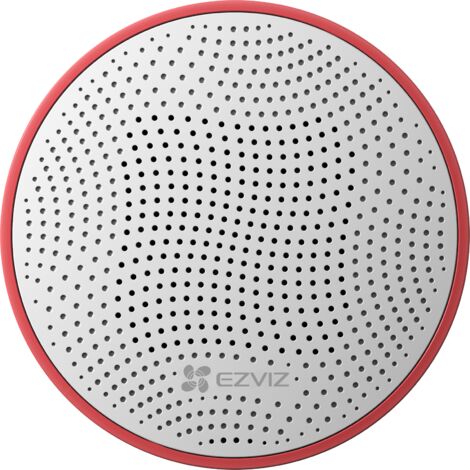 Sirène d'alarme connectée 90-105 dB – Alimentation batterie ou DC12V – Résistante intempéries IP54 – Intégration domotique EZVIZ