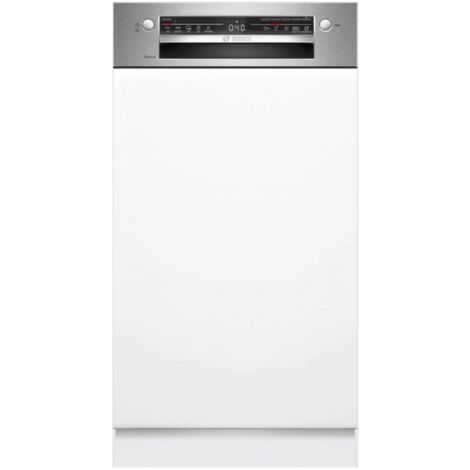 Bosch – Lave-vaisselle intégrable 45 cm – 5 programmes dont Auto 45-65°C – VarioSpeed Plus – Séchage Extra – Moteur EcoSilence Drive – SPI2HKS42E