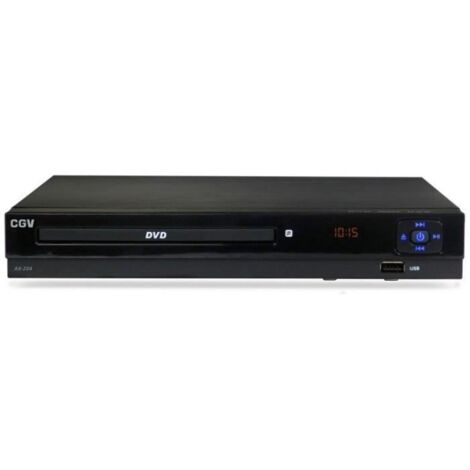 Lecteur DVD HDMI USB – Compatible avec formats vidéo – Couleur noire – Modèle AX204 – CGV