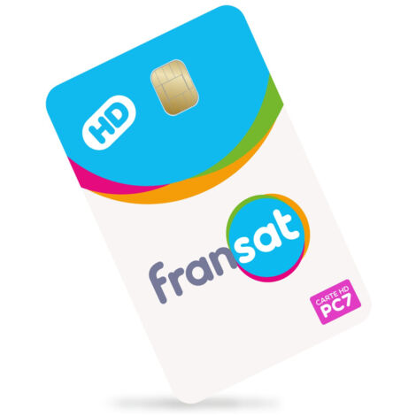 Carte Fransat pour réception TNT – Décodeur satellite haute définition – Accès à large gamme de chaînes – Compatible avec ports HDMI
