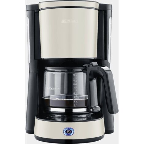 Severin 9575 Cafetière beige, noir Nombre de tasse=10 verseuse en verre Y211373 (1/5)