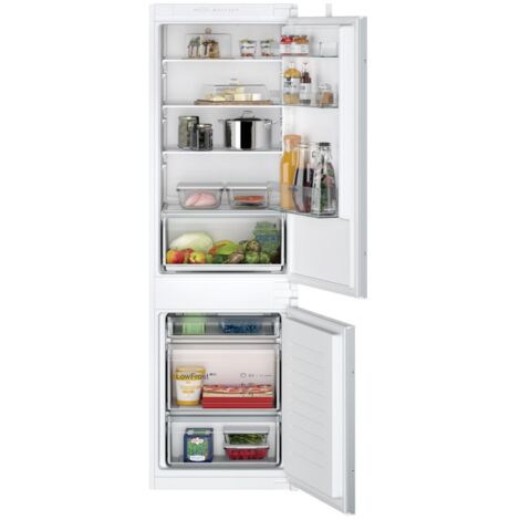 Siemens – Réfrigérateur combiné encastrable KI86VNSE0 – Volume 267 L – Low Frost – Dégivrage automatique – Éclairage LED – Charnières réversibles - IQ100