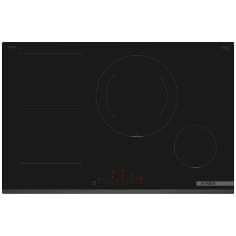 Bosch – Table à induction 4 foyers – Zone de cuisson modulable – Largeur 80.2 cm – Puissance 7400W – PVS831HC1E