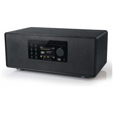 Micro-chaîne 60w noir avec bluetooth - Muse - M695DBT