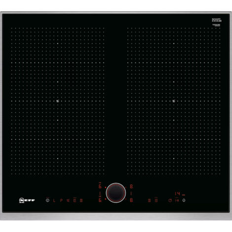 Neff – Table à induction 3 foyers 59.2cm – Puissance 7400W – Booster et minuteur – T56NBJ1L0 (1/7)