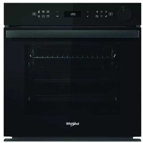 Whirlpool – Four traditionnel hydrolyse – Nettoyage par hydrolyse – Volume 73L – Classe énergétique A+ – AKZ9S8270FB (1/3)