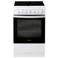 Indesit – Cuisinière vitrocéramique 4 foyers – Classe énergétique A – Volume 60L – Type de chaleur : convection – IS5V5PCWFR