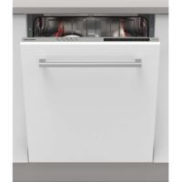 Sharp – Lave-vaisselle tout intégré 60 cm – 13 couverts – Classe énergétique E – Niveau sonore 47 dB – 5 programmes – Conso. eau 12L – QWNI14I47EX