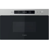 Whirlpool – Micro-ondes encastrable 22L 750W – Commande électronique – Dimensions H38.2 x L59.5 x P32 cm – Inox