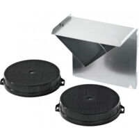 Bosch – Kit de recyclage pour hotte – 2 filtres à charbon et diffuseur – Compatible modèles DWW06 et DWW09 – Améliore la qualité de l'air - DHZ5275