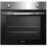 Candy – Four traditionnel émail lisse 70L – Classe A – Convection naturelle – Nettoyage manuel – Inox