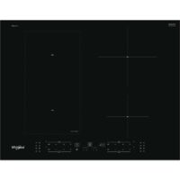 Whirlpool – Plaque à induction 4 foyers – Largeur 65 cm – Zone de cuisson modulable (flex) – Puissance 7200W – Noir