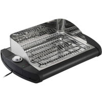 Barbecue de table portable 2300W – Thermostat réglable – Noir – Pour espaces confinés et cuisson précise – Lagrange