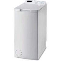 Indesit – Lave-linge top 7kg – Classe énergétique E – Vitesse d'essorage 1200 trs/min – Niveau sonore 78 dB – Départ différé