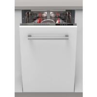 Sharp – Lave-vaisselle tout intégré 45 cm – 10 couverts – Classe énergétique E – Niveau sonore 47 dB – Conso. eau 11L/cycle – QWI1GI47EX
