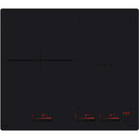 Table de cuisson induction 60cm 3 feux 7400w noir - Airlux - atif63bkm