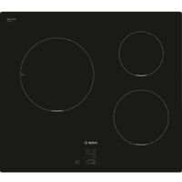 Bosch – Plaque à induction 3 foyers 59.2cm – Puissance 4600W – Avec booster – PUC611AA5E