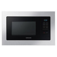 Samsung – Micro-ondes encastrable 20L 850W – Commande électro-mécanique – Inox – Dimensions 27.5 x 48.9 x 31.2 cm – MS20A7013AT
