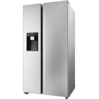 Haier – Réfrigérateur américain 601L – Ventilé – 2 portes – Classe E – Dimensions 177.5 x 90.5 x 72.6 cm – HSW59F18EIMM
