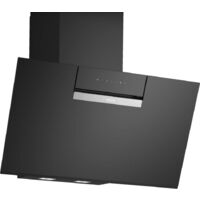 Bosch – Hotte décorative inclinée 79cm – Évacuation ou recyclage – Classe A+ – Débit d'air 431m3/h – Niveau sonore 56dB – DWK87FN60