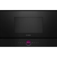Bosch – Micro-ondes encastrable 21L 900W – Commandes sensitives – Noir – Dimensions 38.2x59.4x31.8 cm – BFL7221B1
