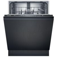 Siemens – Lave-vaisselle tout intégré 60 cm – 12 couverts – Classe énergétique E – Niveau sonore 48 dB – 5 programmes – Conso. eau 9.5L/cycle