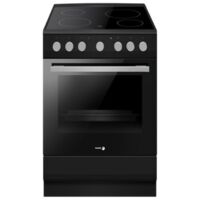 Fagor – Cuisinière vitrocéramique 4 foyers – Classe énergétique A – Volume 62L – Nettoyage facile – Type de chaleur : électrique