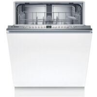 Bosch – Lave-vaisselle tout intégré 60 cm – 12 couverts – Classe énergétique E – Niveau sonore 48 dB – 6 programmes – Départ différé