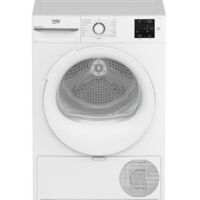 Beko – Sèche-linge frontal 7kg – Classe énergétique E – Pompe à chaleur – Fin différée – Sèche-linge performant pour usage intensif