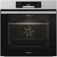 Hisense – Four traditionnel pyrolyse 77L – Classe énergétique A+ – Largeur 60cm – Multifonction – Inox