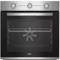 Beko – Four traditionnel émail lisse 72L – Classe A – Nettoyage manuel – Inox – Multifonction