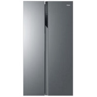 Haier – Réfrigérateur américain 528L – Ventilé – 177.5 x 90.8 x 64.7 cm – Classe E – 2 portes – Congélateur en bas