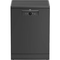 Beko – Lave-vaisselle 60 cm 14 couverts – Classe A – 6 programmes – Ouverture automatique – Conso. eau 9.5L/cycle – BDFN26460G