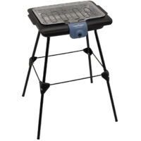 Moulinex – Barbecue portable 2100W avec 2 brûleurs – Cuisson au charbon – Noir – BG135812
