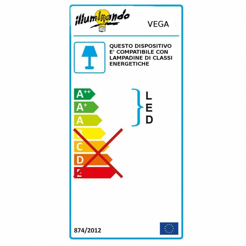 VEGA 2 LAMPADA DA SPECCHIO QUADRO IN METALLO CROMATO Illuminando