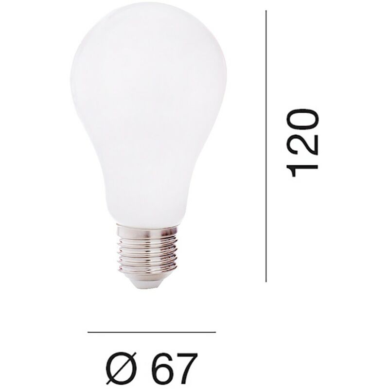 Gea Led Lampadina Led E27 12W Luce Calda 2700K 1521Lm