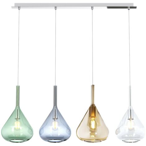 Lampadario a Led Drop Design 5B Luce Chiara per Salotto Moderno