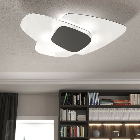 Plafoniera Lampada Soffitto Design Moderno Sfera Cameretta Bianco Tortora Bl114 Pl5 Bt