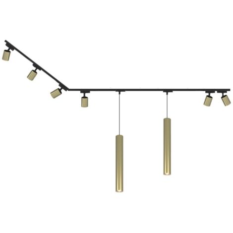 Applique LED A Parete Design Moderno Con 2 Faretti Orientabili, Nichel Opaco E Bianco, Per Interni - 3