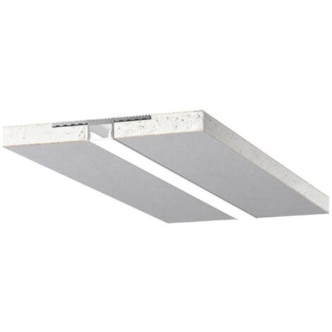 Profilo incasso gea led carrara m pcapa2 confezione 2 pannello cartongesso strip led