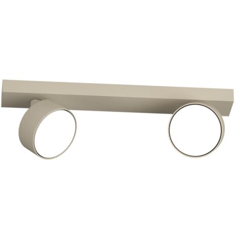 Lampada A Soffitto Javel 4 Luci: Design Moderno In Legno E Cromo, Faretti Regolabili!