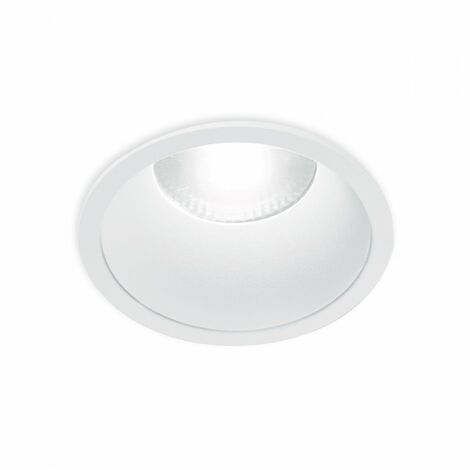 Celia faretto 10w 3000k led incasso cartongesso rotondo bianco e nero